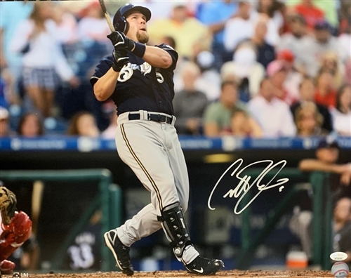 GEOFF JENKINS SIGNED 16X20 BREWERS PHOTO #2 - JSA