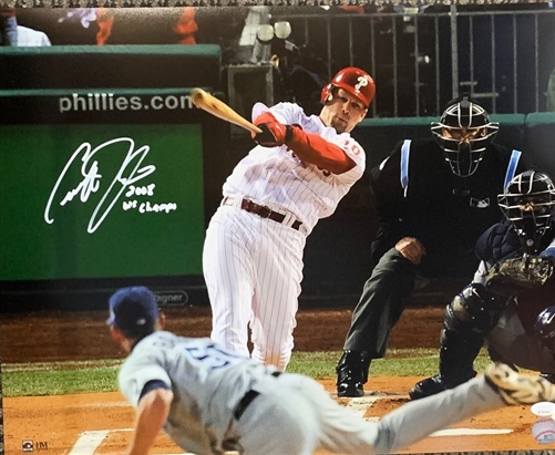 GEOFF JENKINS SIGNED 16X20 PHILLIES PHOTO W/ WS CHAMPS - JSA