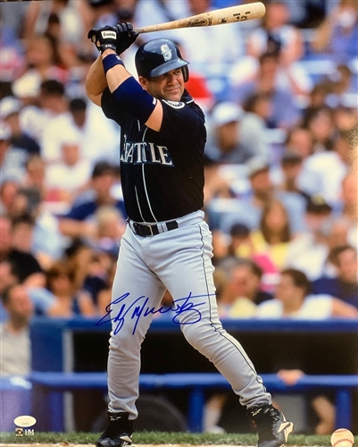 EDGAR MARTINEZ SIGNED 16X20 MARINERS PHOTO #1 - JSA