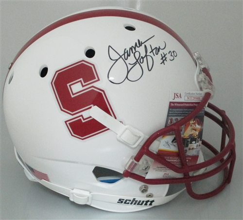 JAMES LOFTON SIGNED FULL SIZE STANFORD CARDINALS REPLICA HELMET - JSA