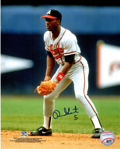 RON GANT SIGNED 8X10 ATL BRAVES PHOTO #2