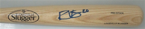 DANIEL VOGELBACH SIGNED LOUISVILLE SLUGGER BLONDE BAT - JSA