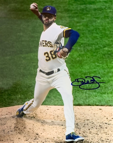 DEVIN WILLIAMS SIGNED 8X10 BREWERS PHOTO #9