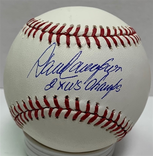 DAVE CONCEPCION SIGNED OFFICIAL MLB BASEBALL W/ 2 X WSC - JSA