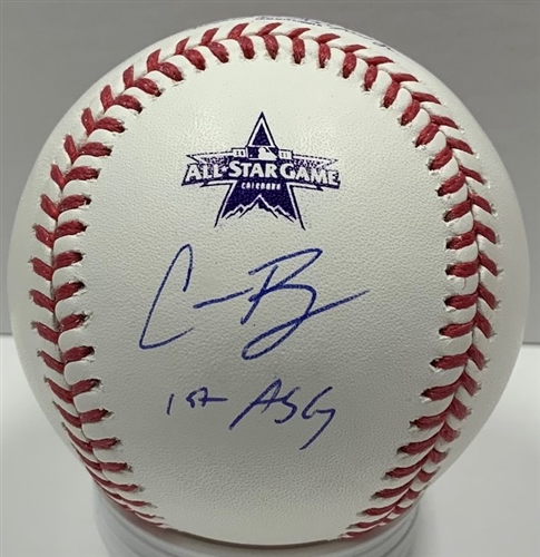 CORBIN BURNES SIGNED OFFICIAL MLB 2021 ALL STAR LOGO BASEBALL W/ 1ST ASG - JSA