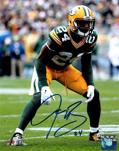 JARRETT BUSH SIGNED PACKERS 8X10 PHOTO #1