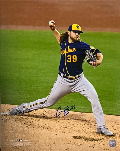 CORBIN BURNES SIGNED BREWERS 16X20 PHOTO #12 - JSA