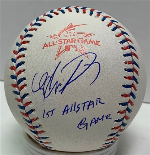 AVISAIL GARCIA SIGNED OFFICIAL 2017 ALL STAR LOGO BASEBALL - JSA