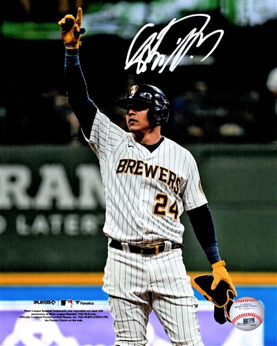 AVISAIL GARCIA SIGNED 8X10 BREWERS PHOTO #1