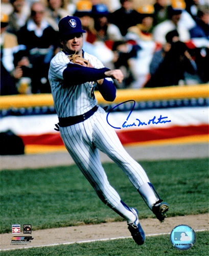 PAUL MOLITOR SIGNED 8X10 BREWERS PHOTO #10