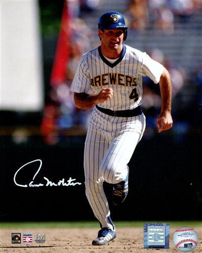 PAUL MOLITOR SIGNED 8X10 BREWERS PHOTO #11