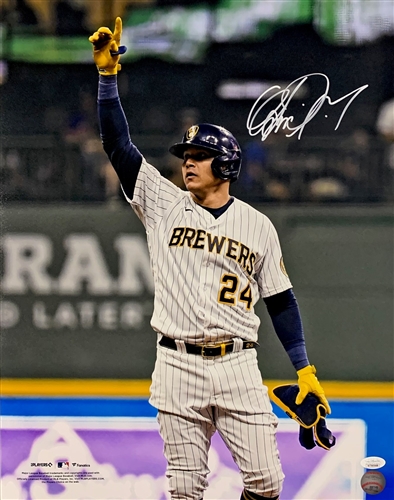 AVISAIL GARCIA SIGNED BREWERS 16X20 PHOTO #1 - JSA