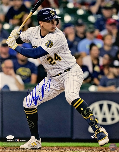 AVISAIL GARCIA SIGNED BREWERS 16X20 PHOTO #2 - JSA