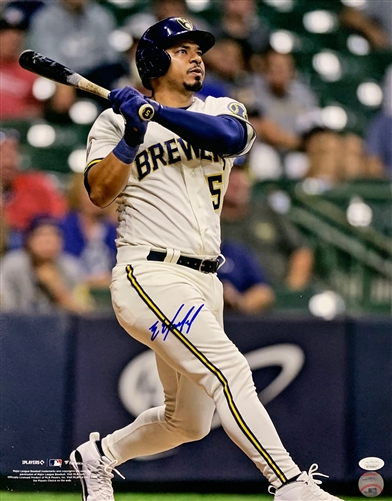 EDUARDO ESCOBAR SIGNED BREWERS 16X20 PHOTO #2 - JSA