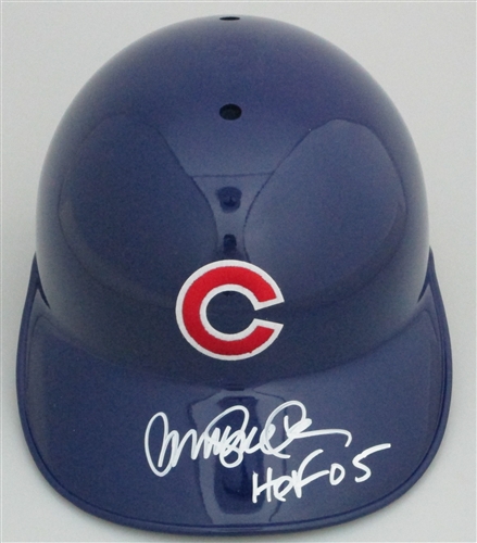 RYNE SANDBERG SIGNED FULL SIZE CUBS BATTING HELMET W/ HOF - JSA