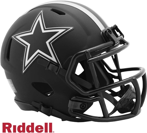 DALLAS COWBOYS UNSIGNED RIDDELL ECLIPSE MINI HELMET