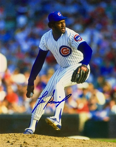 LEE SMITH SIGNED 8X10 CUBS PHOTO #1