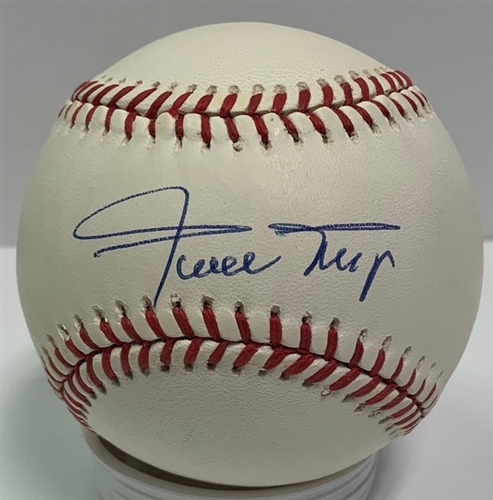 WILLIE MAYS SIGNED OFFICIAL NL BASEBALL - GIANTS - JSA