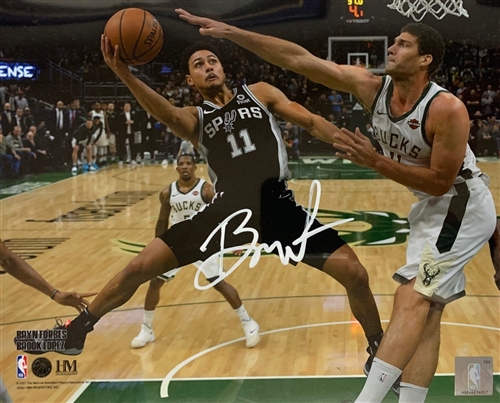 BRYN FORBES SIGNED 8X10 SPURS PHOTO #1