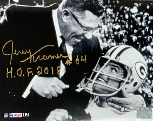 JERRY KRAMER SIGNED 8X10 PACKERS PHOTO #17 W/ HOF