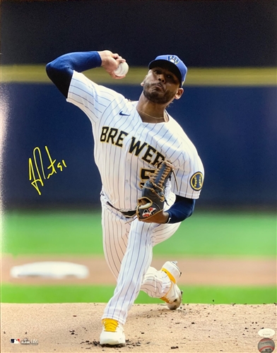 FREDDY PERALTA SIGNED BREWERS 16X20 PHOTO #6 - JSA