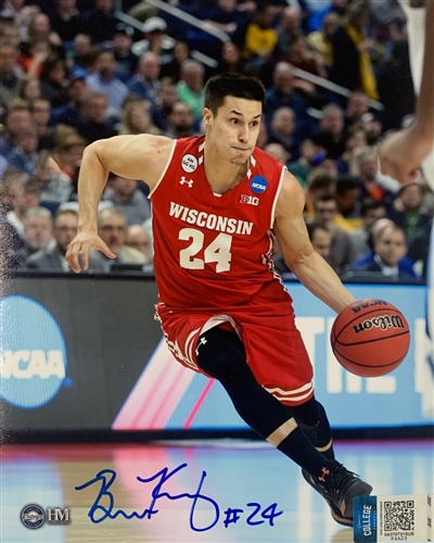 BRONSON KOENIG SIGNED 8X10 WI BADGERS PHOTO #1