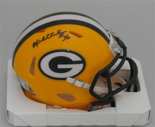 NICK COLLINS SIGNED PACKERS SPEED MINI HELMET - BAS