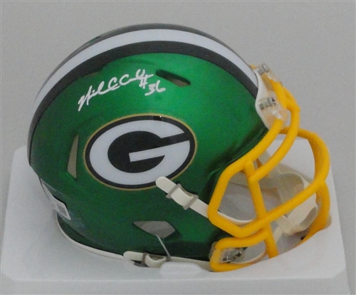 NICK COLLINS SIGNED PACKERS FLASH SPEED MINI HELMET - BAS