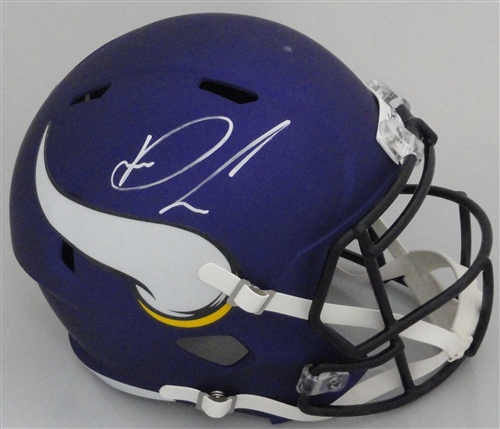 DALVIN COOK SIGNED FULL SIZE VIKINGS SPEED REPLICA HELMET - BAS