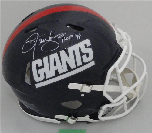LAWRENCE TAYLOR SIGNED FULL SIZE NY GIANTS AUTHENTIC SPEED HELMET W/ HOF - BAS