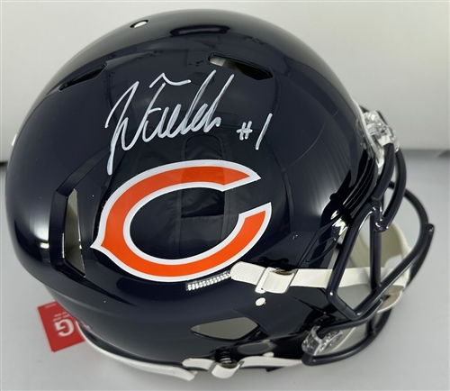 JUSTIN FIELDS SIGNED FULL SIZE BEARS AUTHENTIC SPEED HELMET - BAS