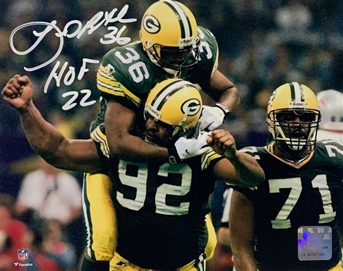 LEROY BUTLER SIGNED 8X10 PACKERS PHOTO #4 W/ HOF '22