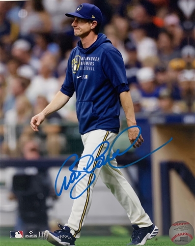 CRAIG COUNSELL SIGNED 8X10 BREWERS PHOTO #9