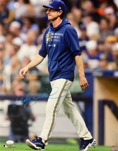 CRAIG COUNSELL SIGNED 16X20 BREWERS PHOTO #9 - JSA