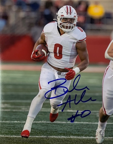 BRAELON ALLEN SIGNED 8X10 WI BADGERS PHOTO #2