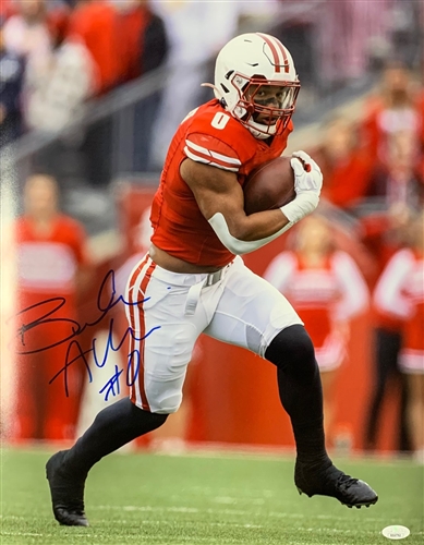 BRAELON ALLEN SIGNED 16X20 WI BADGERS PHOTO #1 - JSA