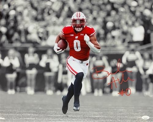 BRAELON ALLEN SIGNED 16X20 WI BADGERS PHOTO #4 - JSA