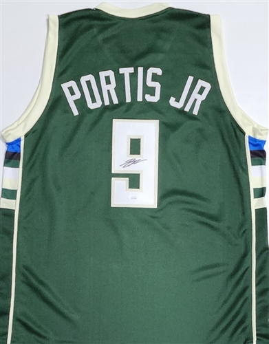 BOBBY PORTIS SIGNED CUSTOM REPLICA BUCKS GREEN JERSEY - JSA