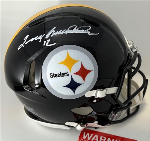 TERRY BRADSHAW SIGNED FULL SIZE STEELERS AUTHENTIC SPEED HELMET - BAS