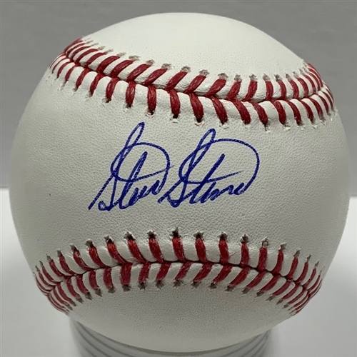 STEVE STONE SIGNED OFFICIAL MAJOR LEAGUE BASEBALL - WHITE SOX - ORIOLES - JSA