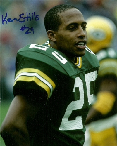 KEN STILLS SR. SIGNED 8X10 PACKERS PHOTO #1