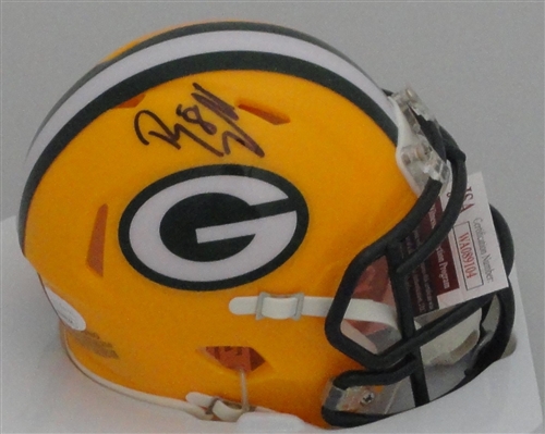 RYAN LONGWELL SIGNED PACKERS SPEED MINI HELMET - JSA