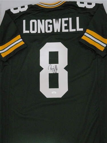 RYAN LONGWELL SIGNED CUSTOM REPLICA PACKERS GREEN JERSEY - JSA