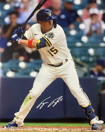 TYRONE TAYLOR SIGNED BREWERS 16X20 PHOTO #1 - JSA