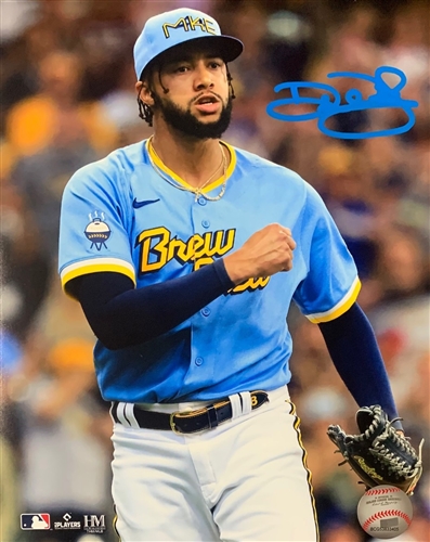 DEVIN WILLIAMS SIGNED BREWERS  8X10 PHOTO #14