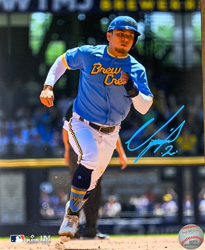 LUIS URIAS SIGNED 8X10 BREWERS PHOTO #6