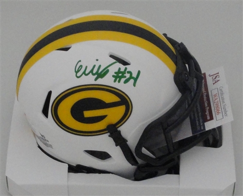 ERIC STOKES SIGNED PACKERS LUNAR SPEED MINI HELMET - JSA