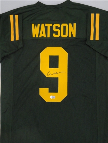 CHRISTIAN WATSON SIGNED CUSTOM REPLICA PACKERS 1950'S THROWBACK JERSEY - BAS