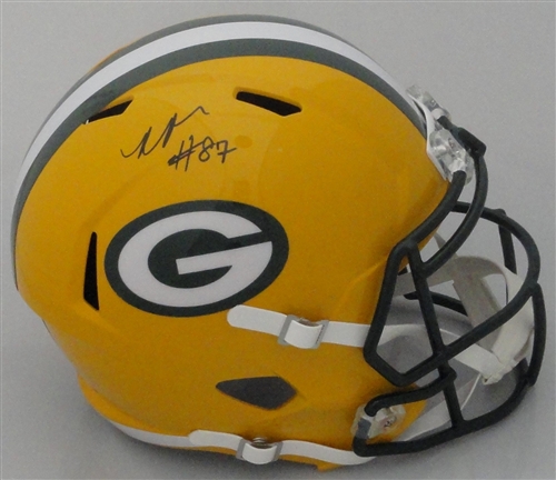 ROMEO DOUBS SIGNED FULL SIZE PACKERS REPLICA SPEED HELMET - JSA