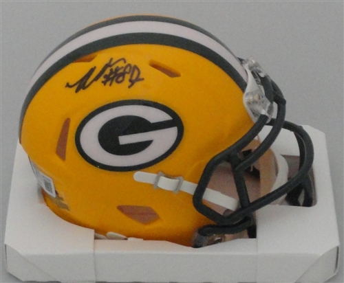 ROMEO DOUBS SIGNED PACKERS SPEED MINI HELMET - JSA